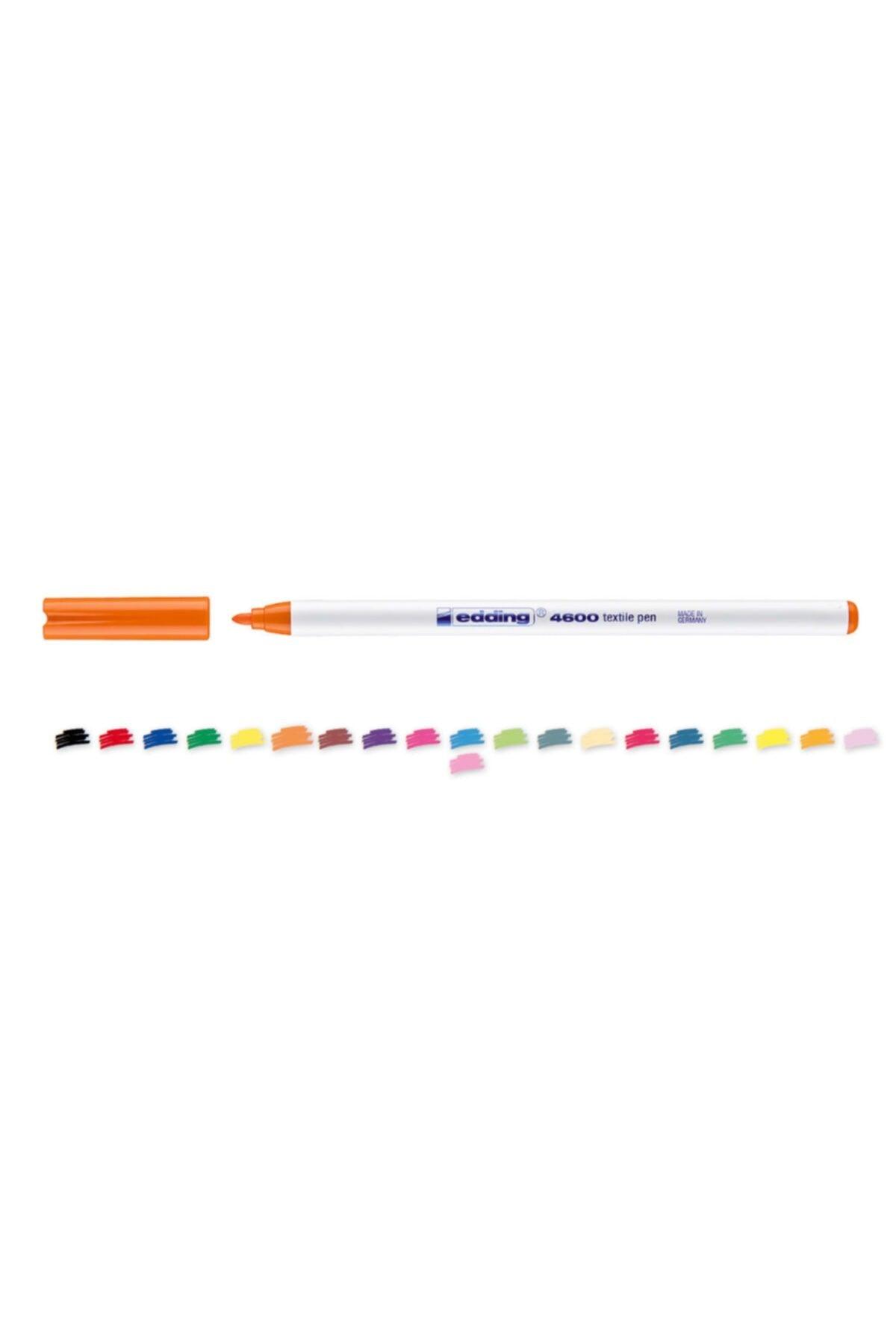 4600 Fabric Coloring Pen 1.0mm Orange