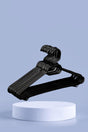 48 Pieces Black Plastic Clothes Hanger Set of 48