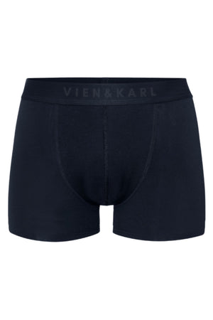Men's Black Gray Navy 6 Pack Boxer Shorts With Plain Lycra