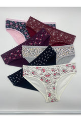 Patterned Women's Cotton Panties 6 Pieces - Swordslife