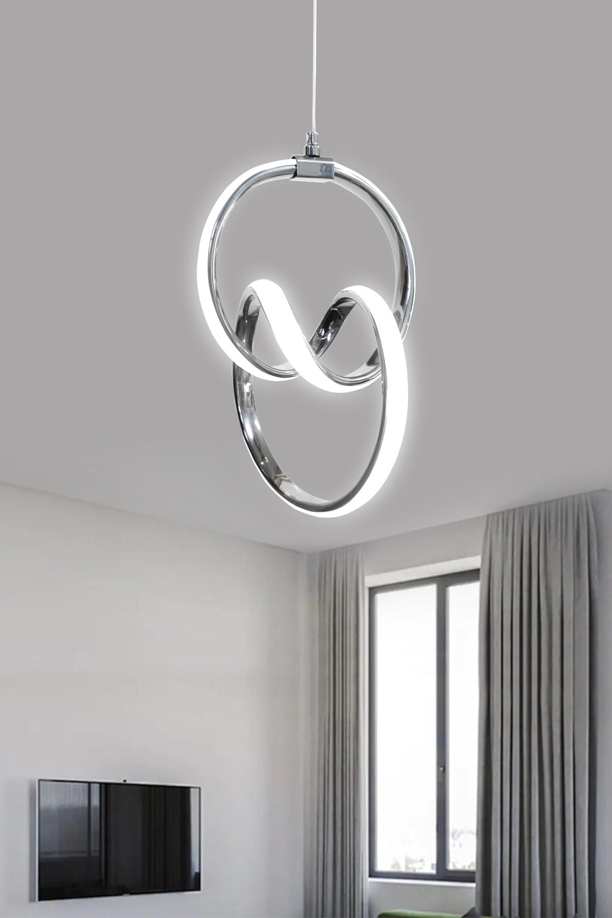 Chrom Fall Weiß Licht Led Kronleuchter 1 Jahr Garantie Led Kronleuchter