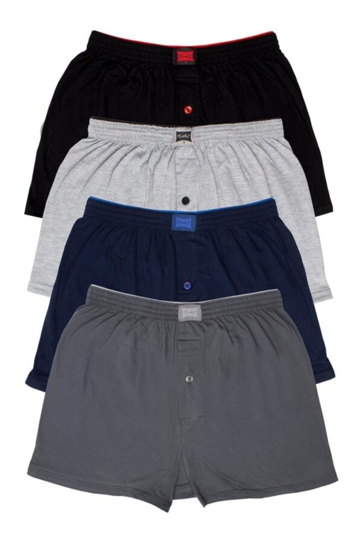 Men'S Combed Plain Boxer 6 Pcs