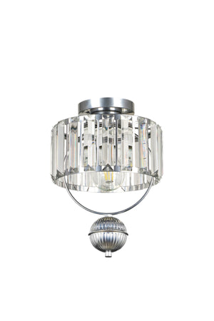 Gallon Ceiling Lux Crystal Mounting Single Chandelier Chrome