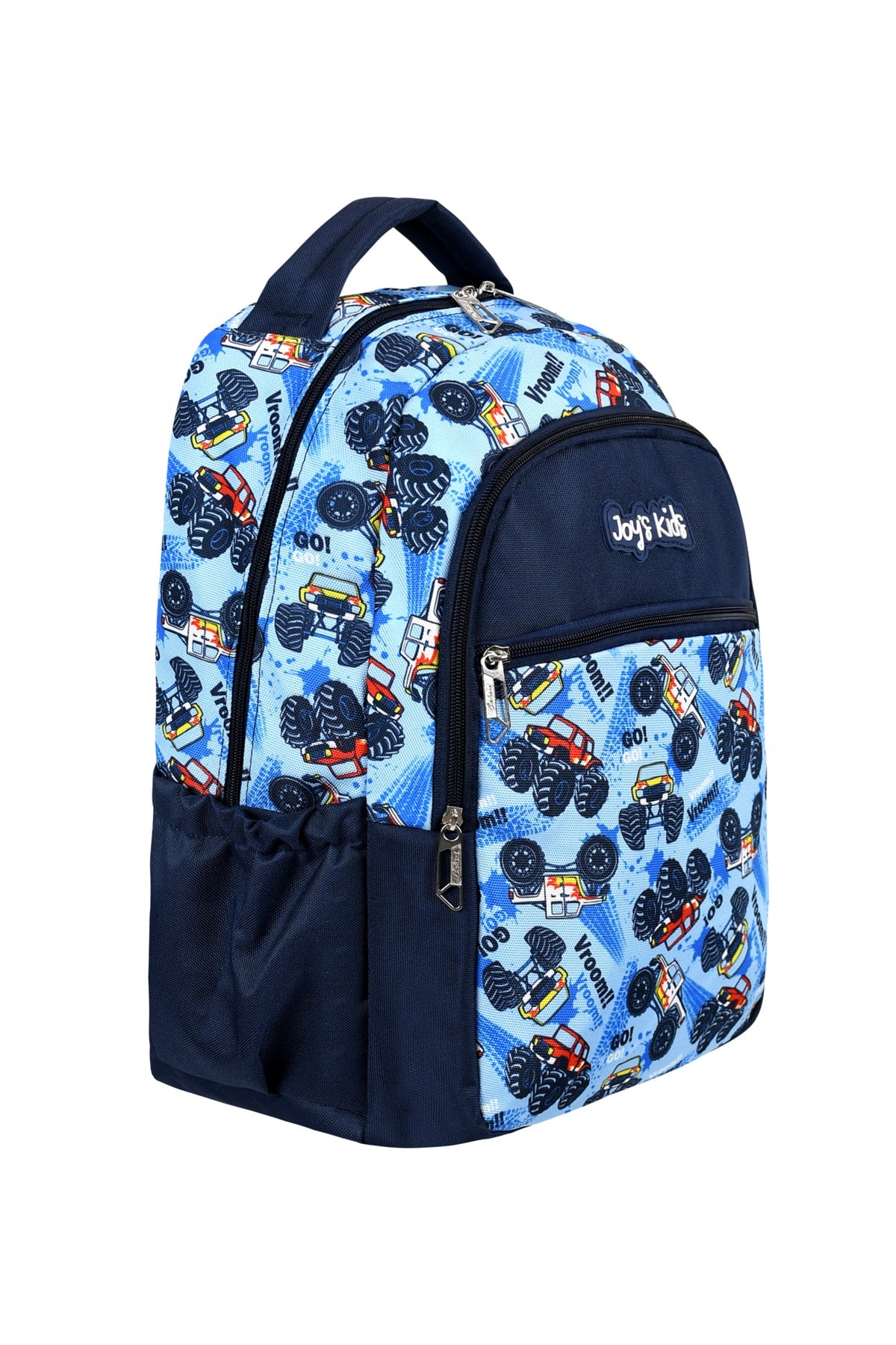 Licensed Car Patterned Primary School Bag Lunch Box And Pencil Holder Set Of 3