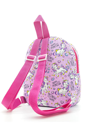 [Wir schreiben jeden gewünschten Namen] Rucksack für Kinder im Alter von 0–8 Jahren mit Einhornpferden, Kindergarten-Rucksack