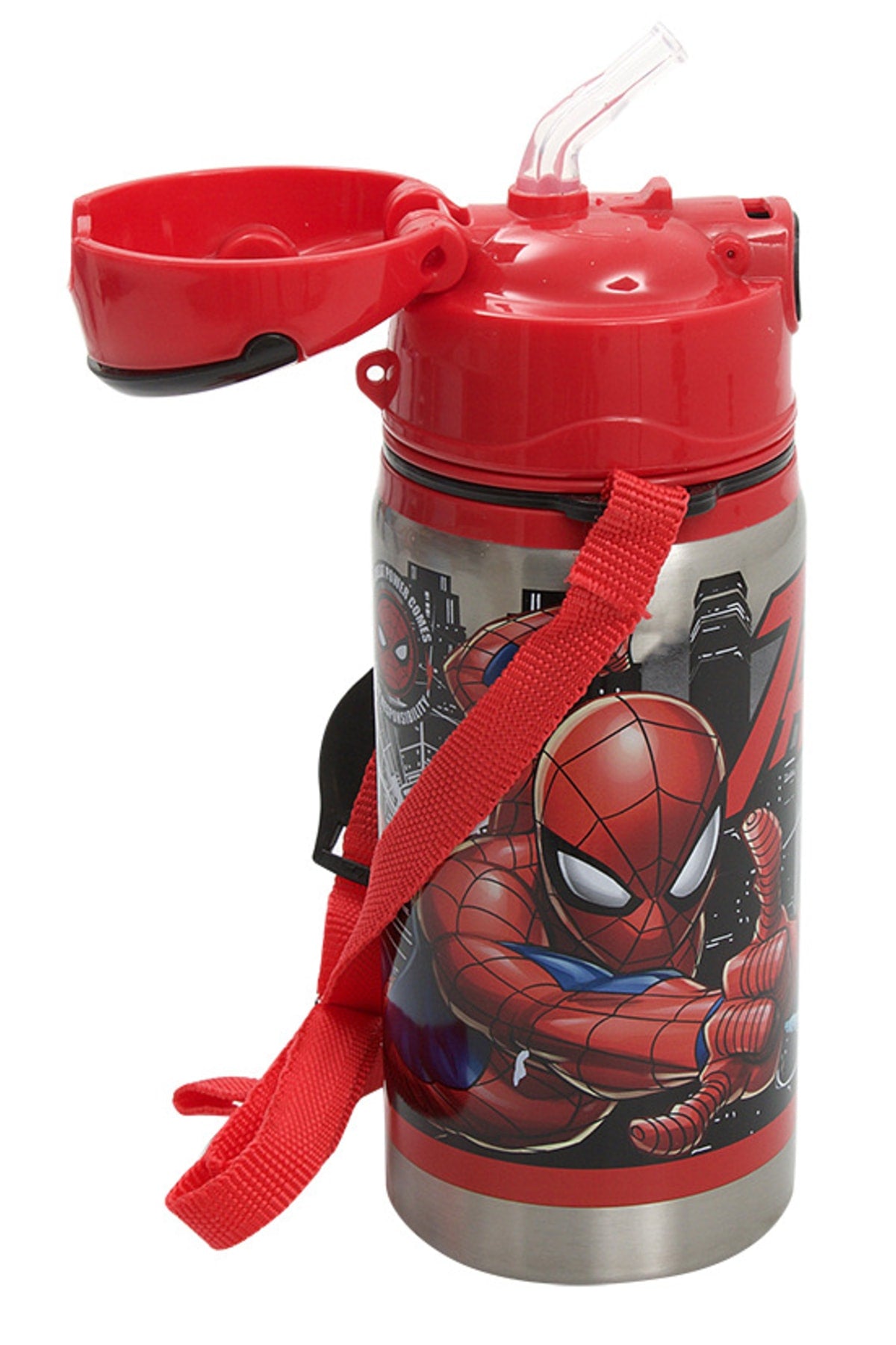 Spiderman Steel Flask Salto 500Ml Thwip