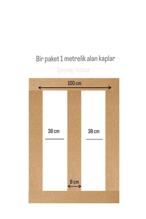 Nordic Wall Lath 1 Pack (5 Pieces) 100×8 Cm Decorative Mdf Wall Lath - Swordslife