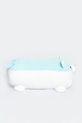 Spandex Cylinder Dog Pillow 50 Cm Blue