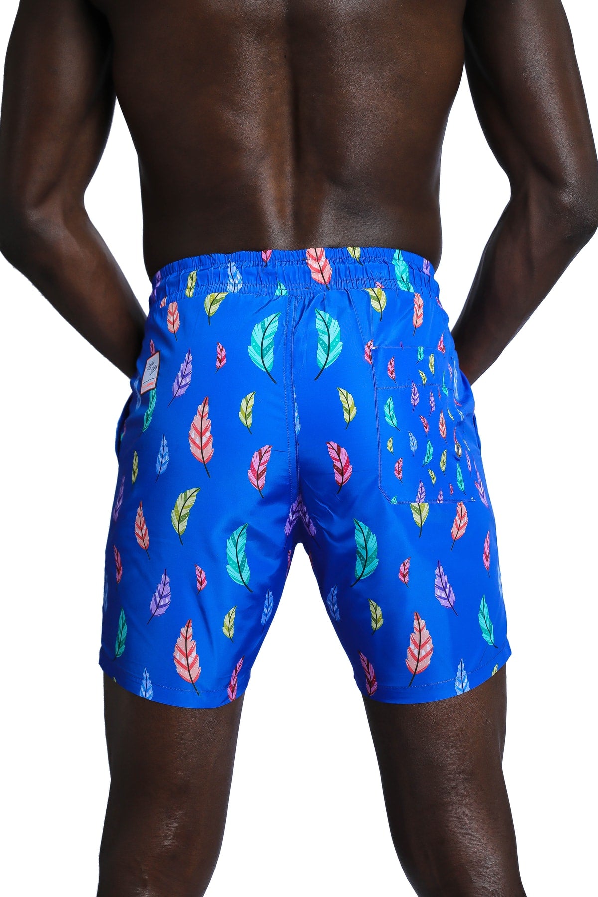 Gemusterte Blue Sea Shorts für Herren