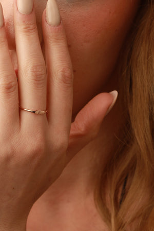 925 Sterling Silver Minimal Letter Ring With The Letter You Wish Special For You