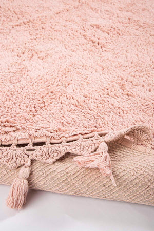 Lowell 100% Cotton Bath Mat Coral 100x100 - Swordslife
