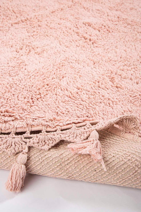 Lowell 100% Cotton Bath Mat Coral 100x100 - Swordslife