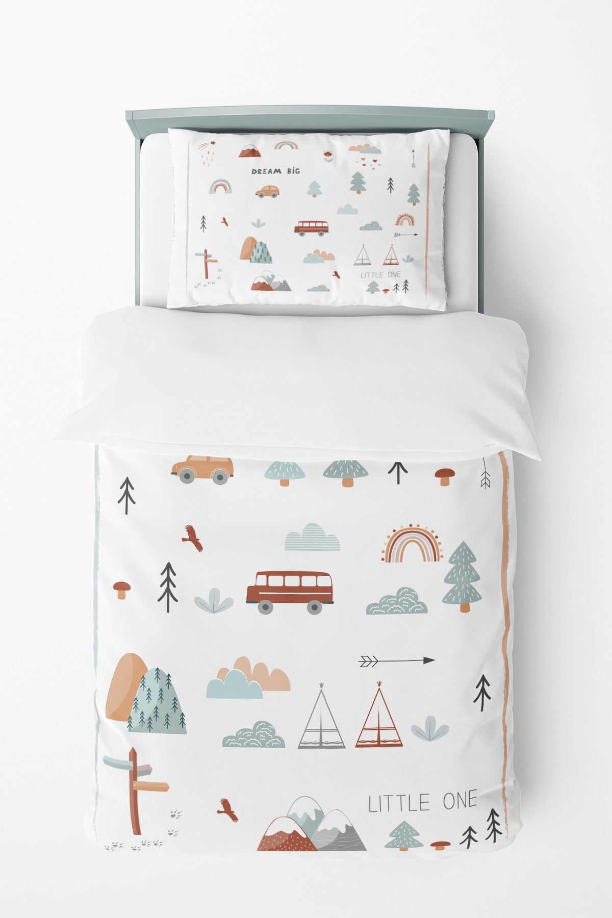 Cute Nature Patterned Clouds Duvet Cover Set Tlan-057