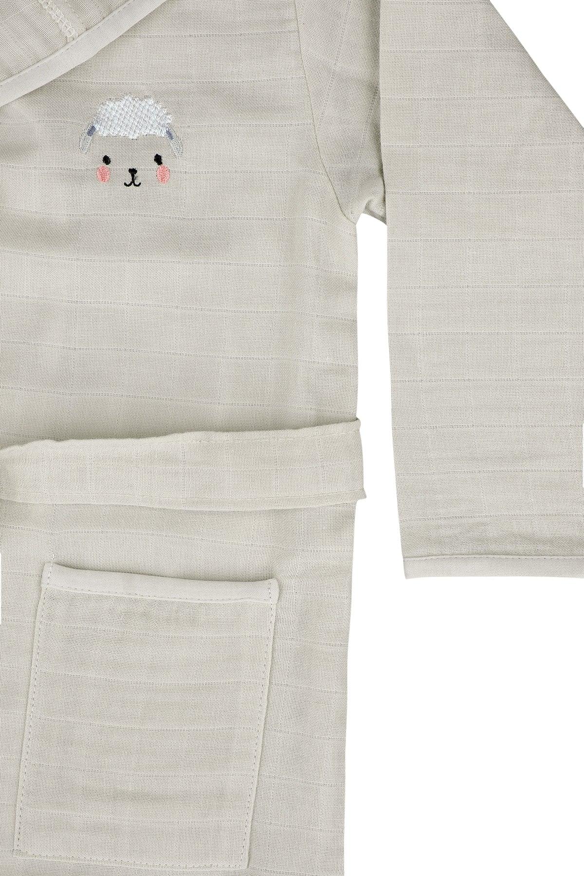 Lamb Kids Muslin Bathrobe - Swordslife