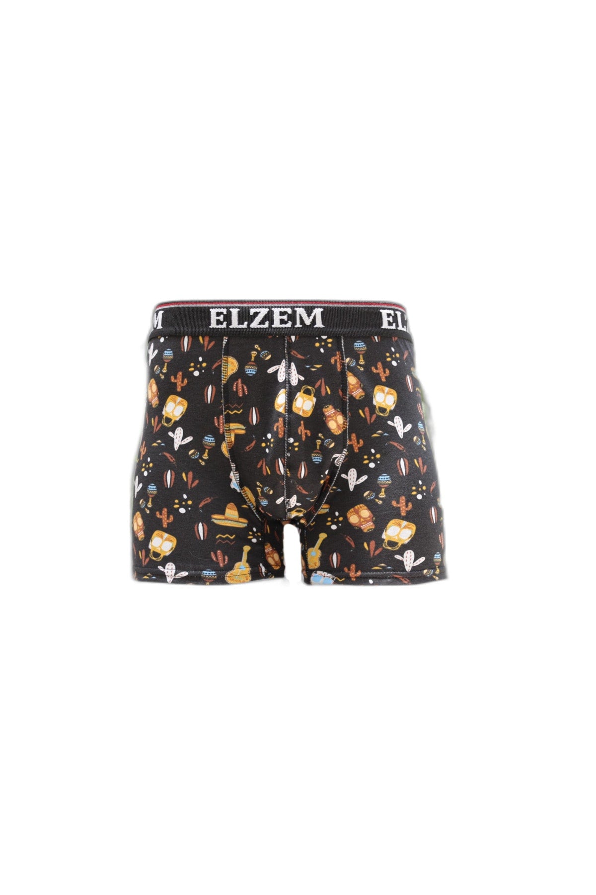 Gemusterte Herren-Boxershorts aus Baumwolle und Lycra in Premiumqualität im 5er-Pack