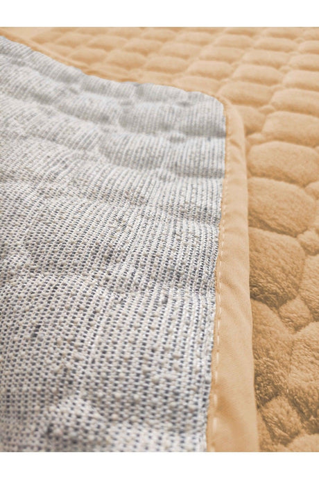 Bath Mat Non-Slip Base Water Absorbent Washable Triple (40X60) (50X80) (60X100) Cm Beige Bathroom Rug - Swordslife