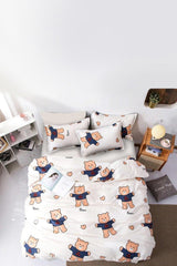 Single Duvet Cover Set with Elastic Sheet - Swordslife