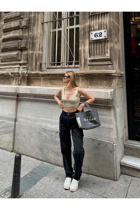 Women's Crop Knitwear Bralet - Swordslife