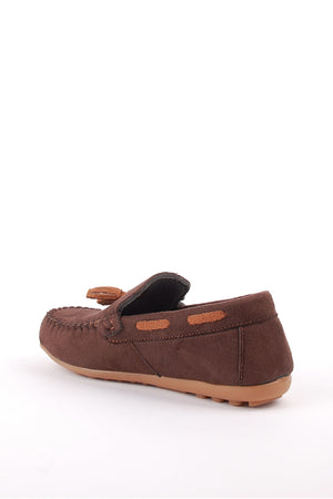 Jungen Wildleder Loafer Loafer Braun
