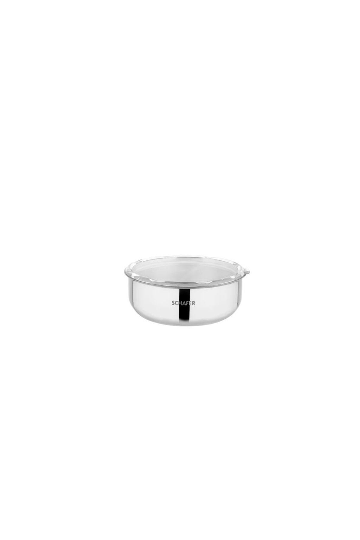 Practi Steel Storage Container 3 Pcs (16-18-20 Cm) -6 Pieces-Inox