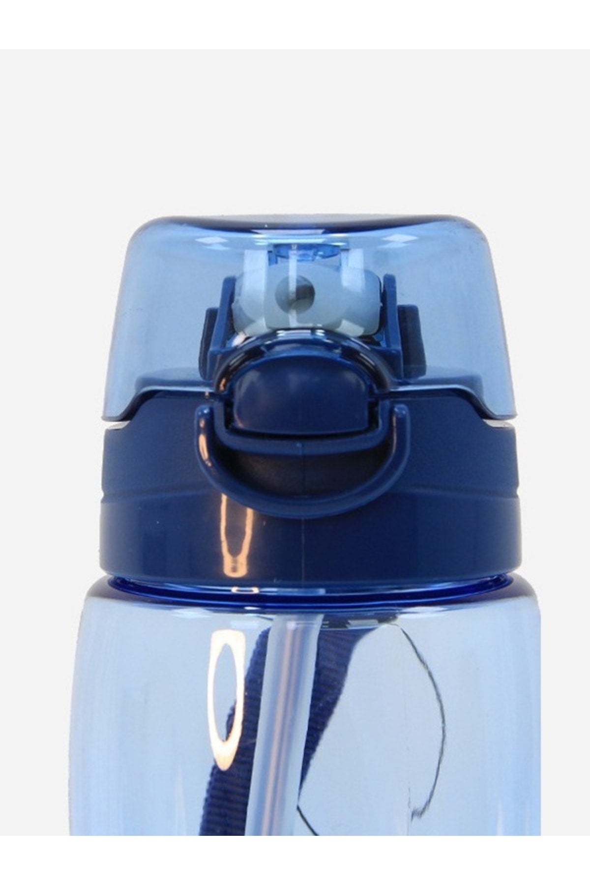 United Colors Of Benetton Automatic Water Bottle With Lid Blue