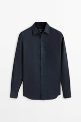 100% Linen Slim Fit Shirt