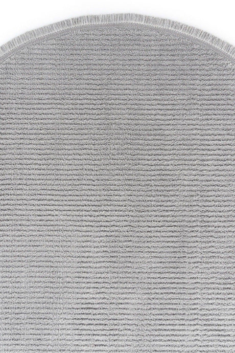 Vetrina 3603 Gray Soft Texture Carpet Rug Living Room Kitchen Hallway Cut Runner Round Machine Rug - Swordslife