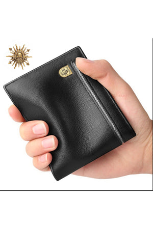 Made In Italy Genuine Leather Men'S Wallet Men'S Card Holder