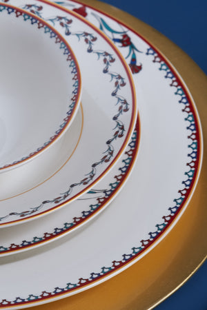 Nakkaş 24 Pcs Porcelain Dinnerware Set For 6 Persons