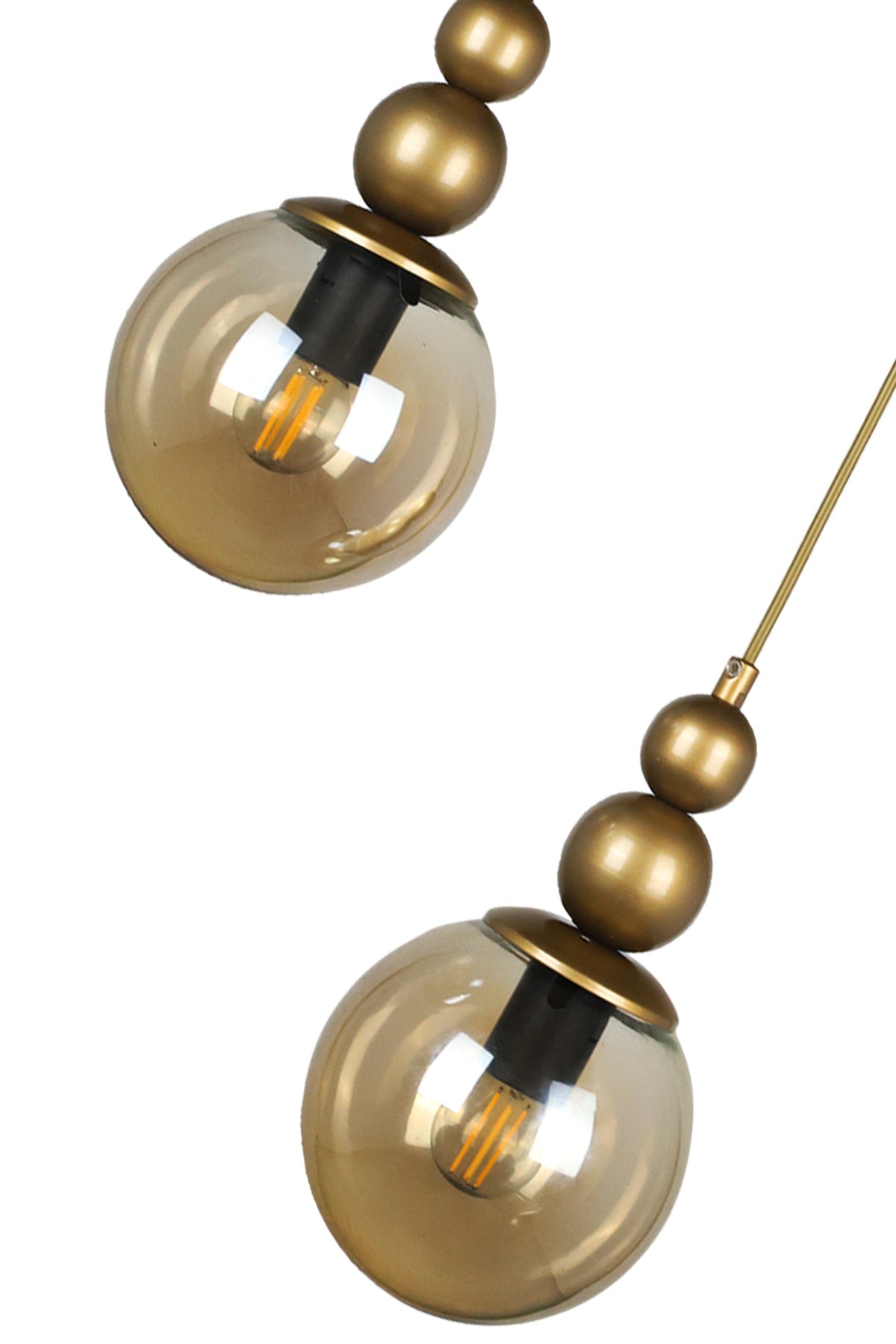 Infinite 2Nd Chandelier Antiqued Honey Glass