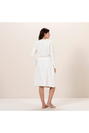 Alice Women's Bathrobe Ecru/beige - Swordslife