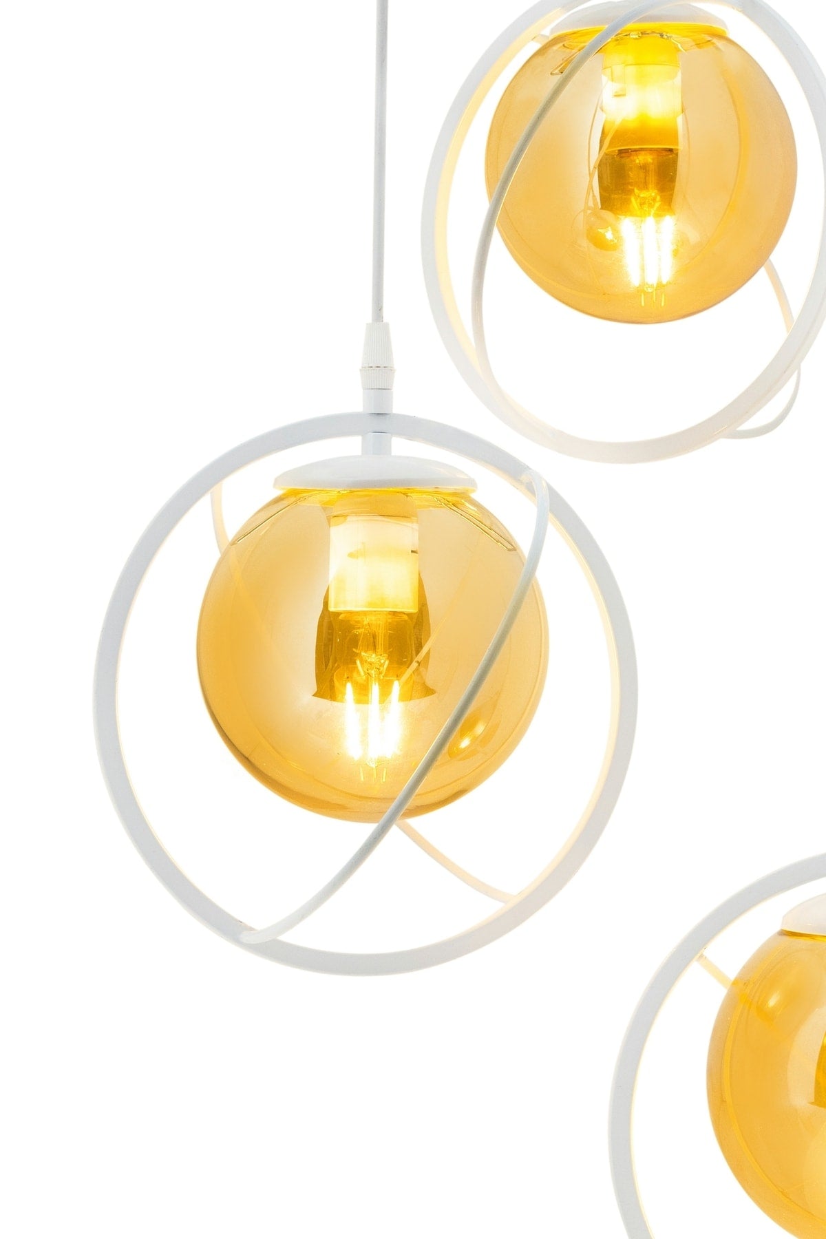 World 3 Piece Tray. Glop White Chandelier With Honey Colored Glass. Living Room, Kitchen, Teenager, Room, Bedroom, Store