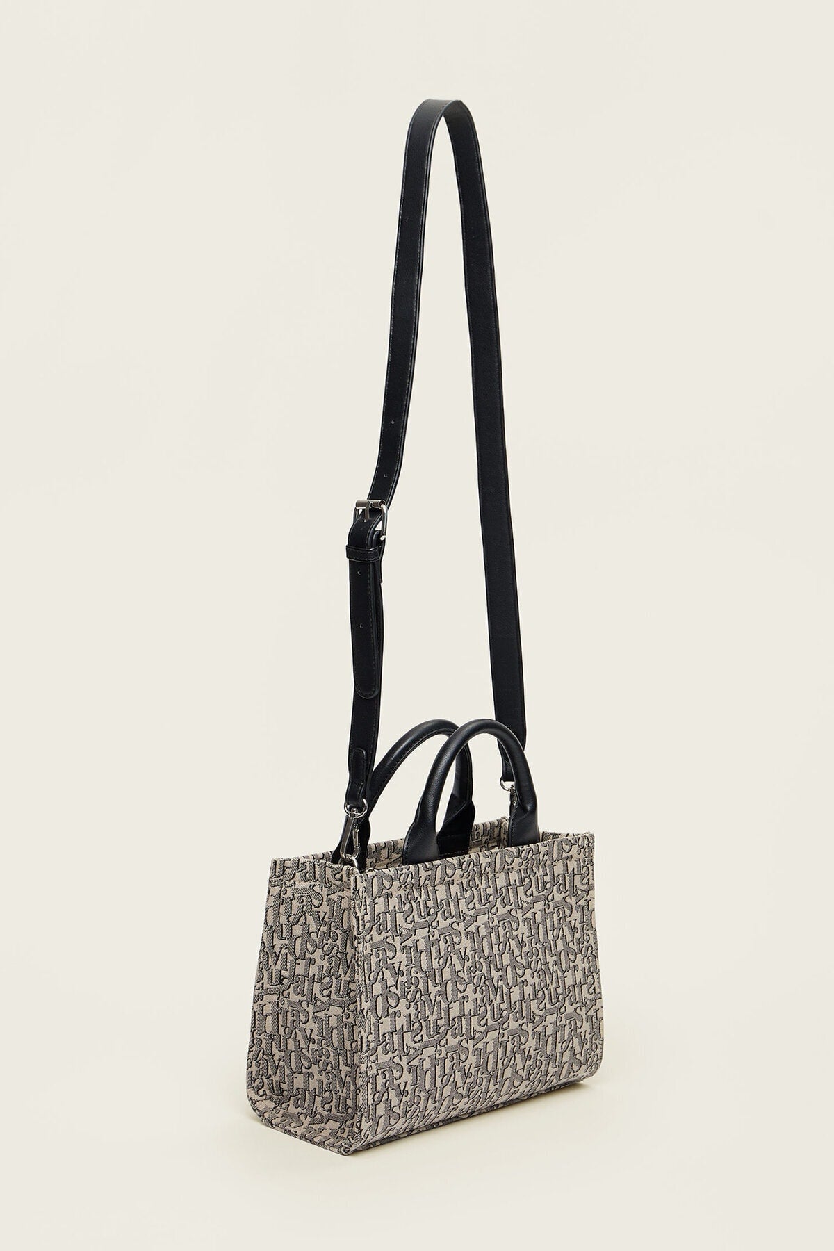 Monogram Fabric Tote Bag