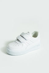 Kids White Sneakers Velcro Kids Shoes