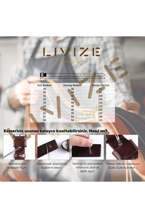 2-Pack Brown - Brown Buffalo Leather Men'S Denim Belt 4.5 Cm
