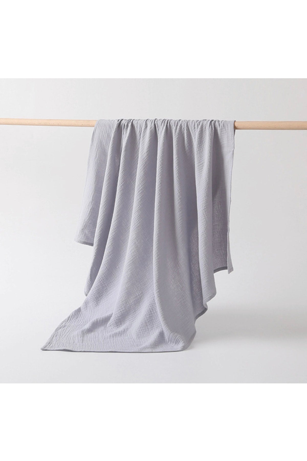 100% Organic Cotton Muslin Baby Blanket Double Layer 3 Piece Baby Blanket (80-80cm