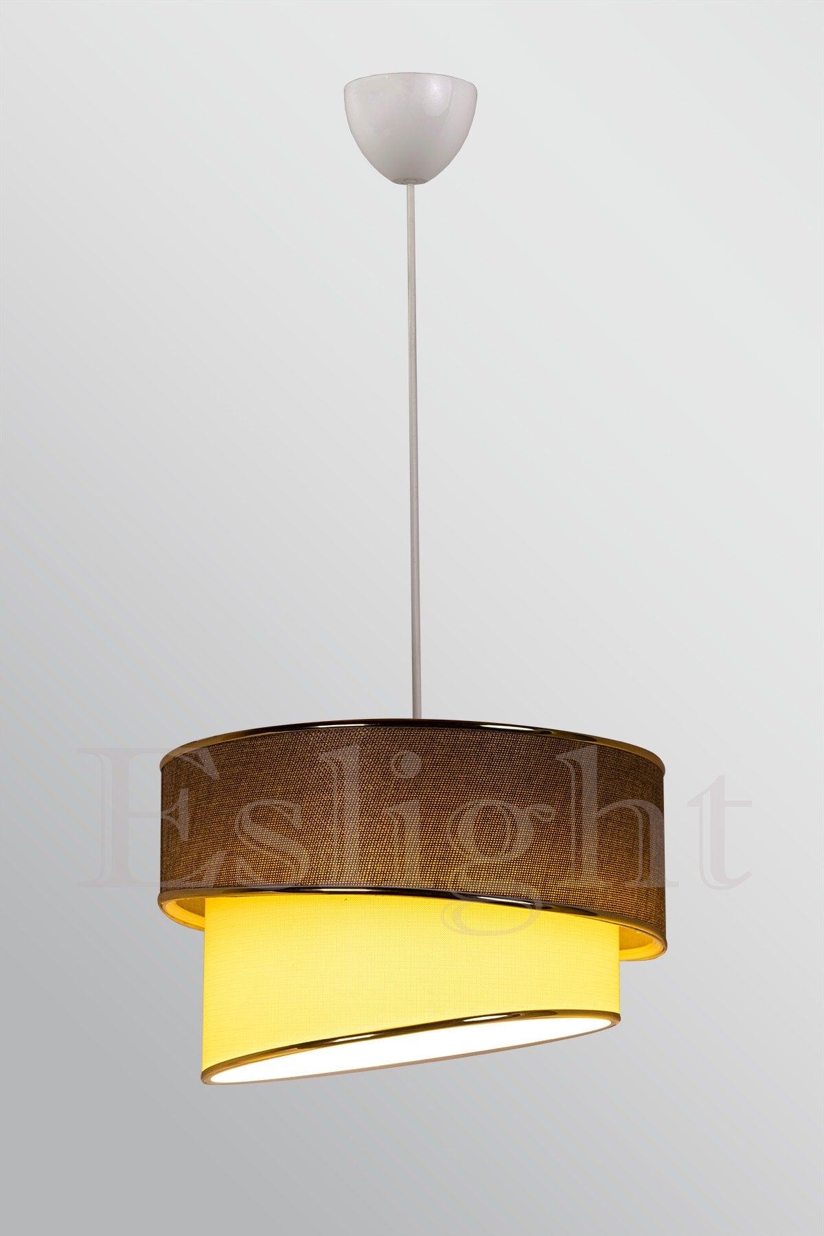 Wind Modern Einzel Pendelleuchte Kronleuchter Hellbraun Eak01