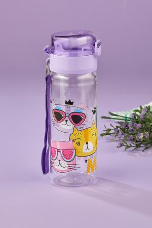 Healthy Polycarbonate Flask 500 Ml, Flask With Straw 500 Ml Cats