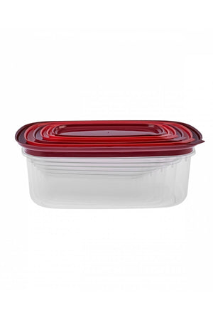 Vicks Red Velvet Set Of 6 Storage Containers