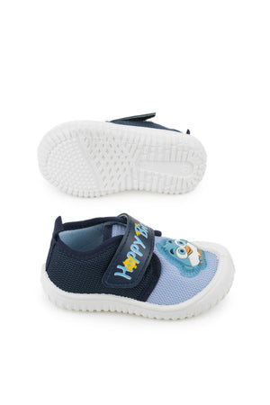 Sommer Bebe Männer Leinen Happy Bird Klettverschluss verstellbare Schuhe
