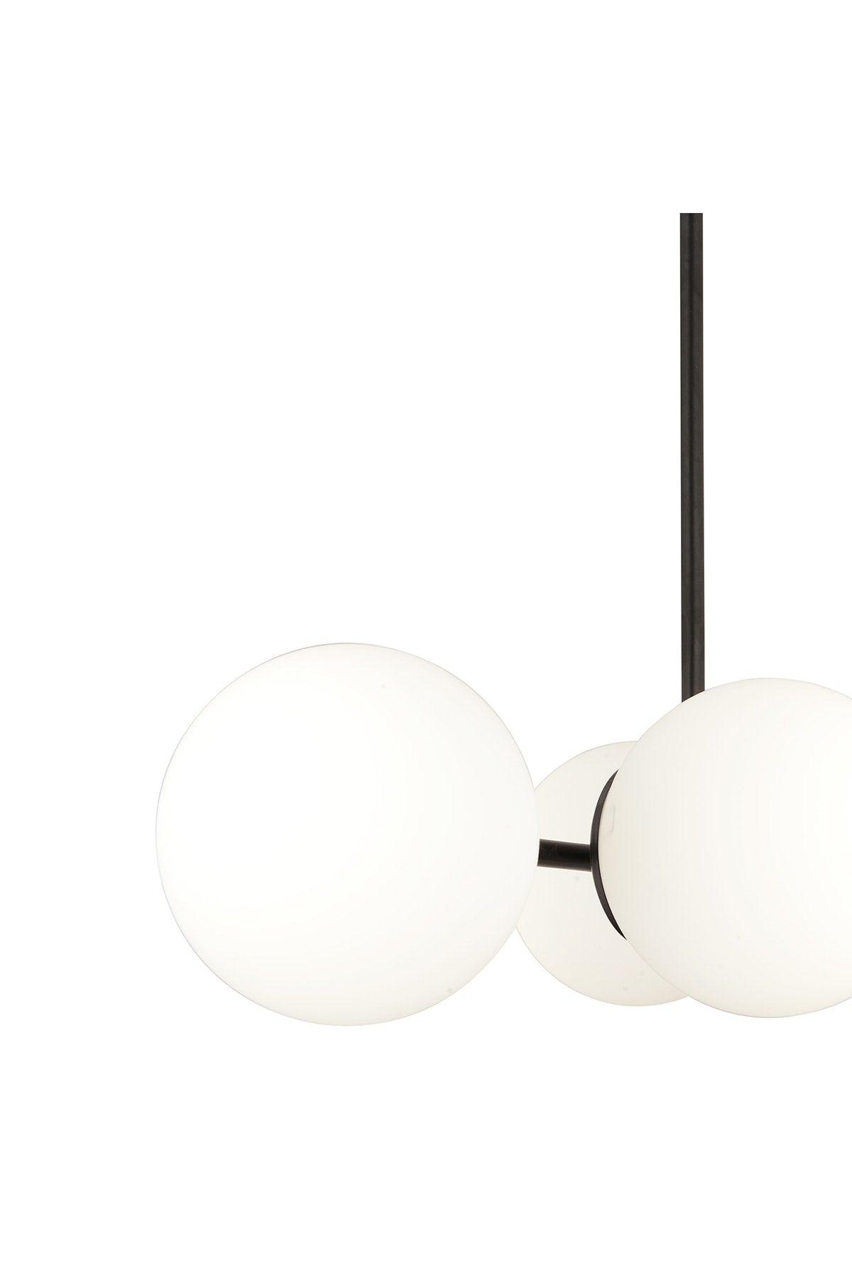 Lema 4-teiliger schwarzer moderner Kronleuchter für Esstisch, Schlafzimmer, Wohnzimmer