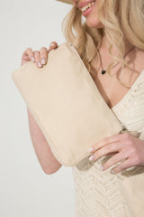 Nature Friendly Eles Cream Canvas Bag, Tote Bag, Tote Bag, Shoulder Bag, Handbag