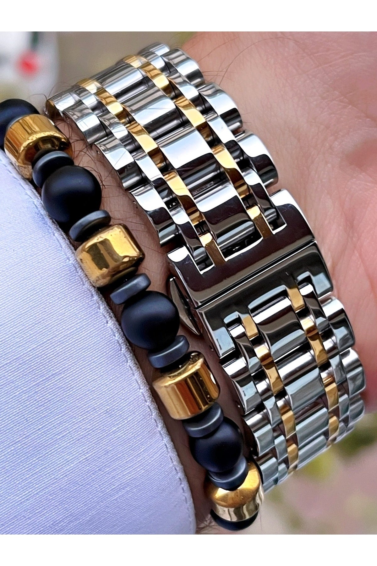 Zeit Automatische Bewegung Luxus Herren Armbanduhr