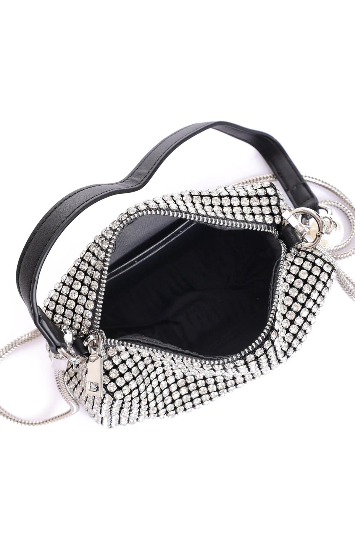 Latvian Women's Stone Mini Bag - Silver