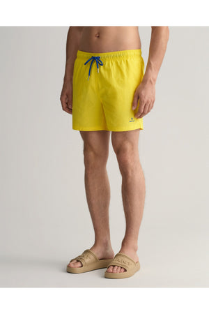 Men'S Yellow Classic Fit Swimsuit