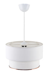 Teuse Chandelier White Mdrn-45