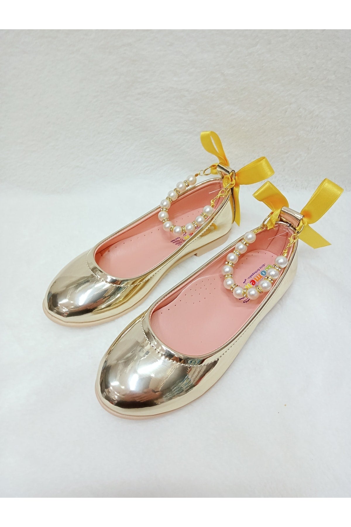 Girl'S Pearl Orthopedic Flats