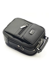 Men's Steel Case Hand And Shoulder Bag Medium Size With Phone Compartment