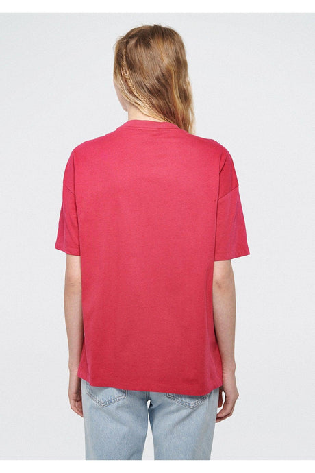 Logo Printed Pink T-Shirt Regular Fit / Regular Fit 1611193-70931 - Swordslife