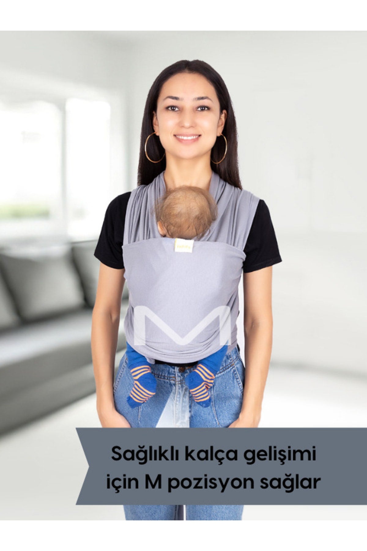 Flexibles Tragetuch Babytragetuch Premium-Baumwolltragetuch